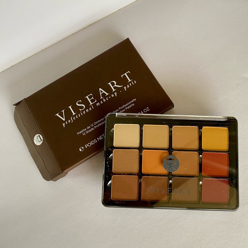 NIB — Viseart Eye Shadow Palette, 10 Warm Mattes